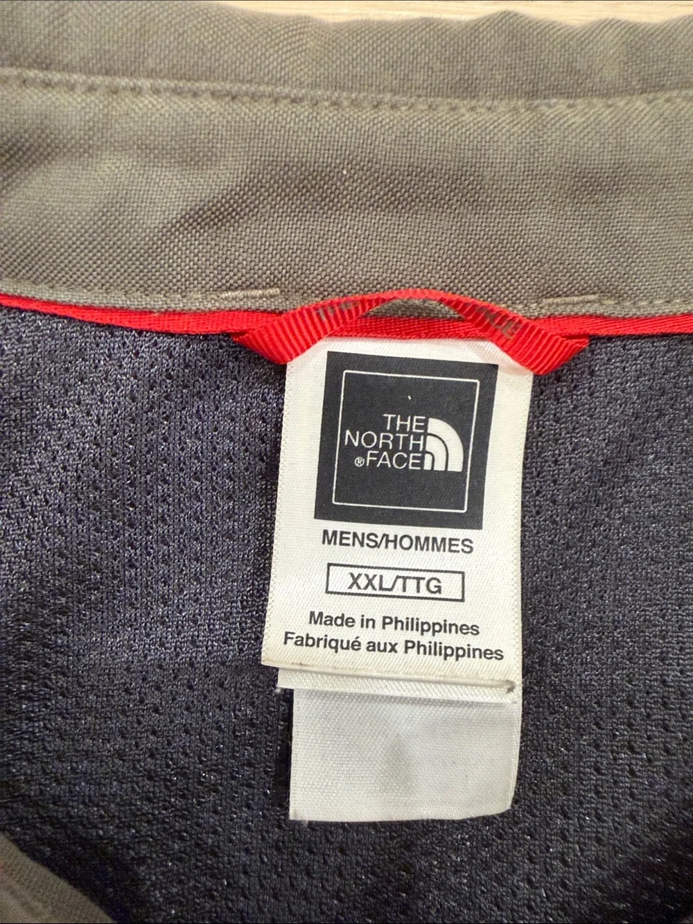 The North Face XXL Men's Olive Button-Up Jacket Shirt